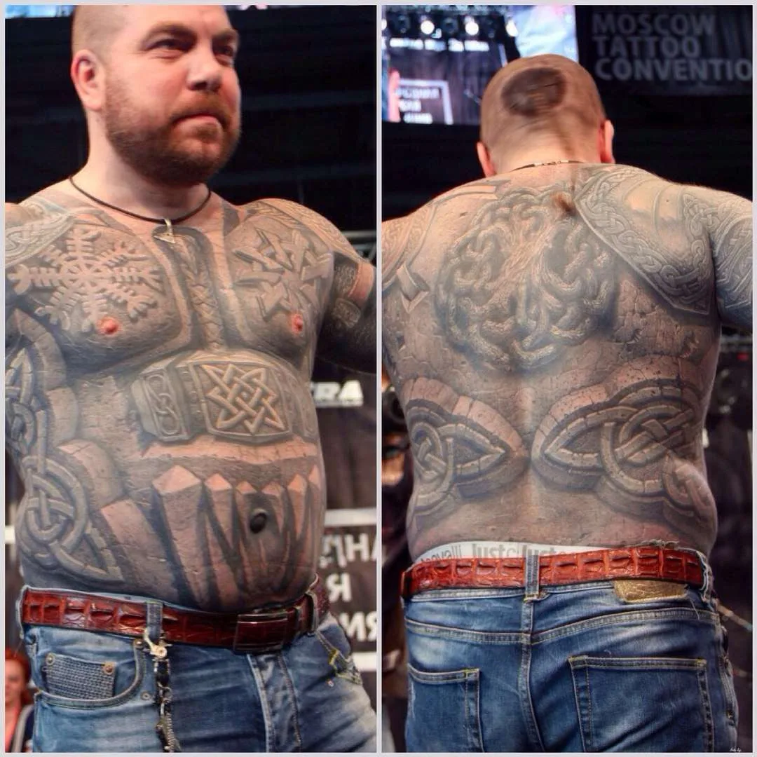 8-th International moscow tattoo convention large tattoo номинация большая татуировка